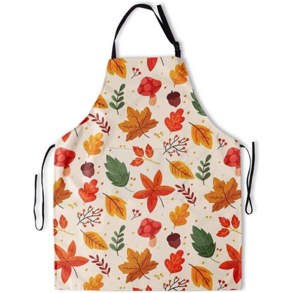 Giwawa Apron Unisex Resistant‎ 33 x 28 inches with 2 Pockets Cooking Kitchen